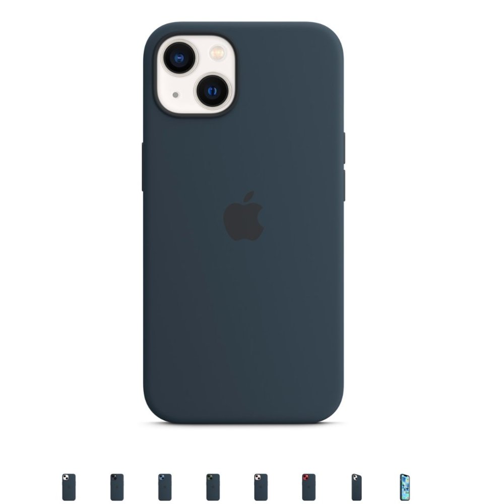 Apple iPhone 13 Abyss Blue Magsafe Silicone Case